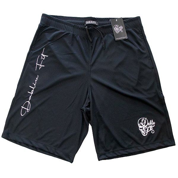 Bermuda Dry Fit Confortstyle Dabliu Fit PRETA