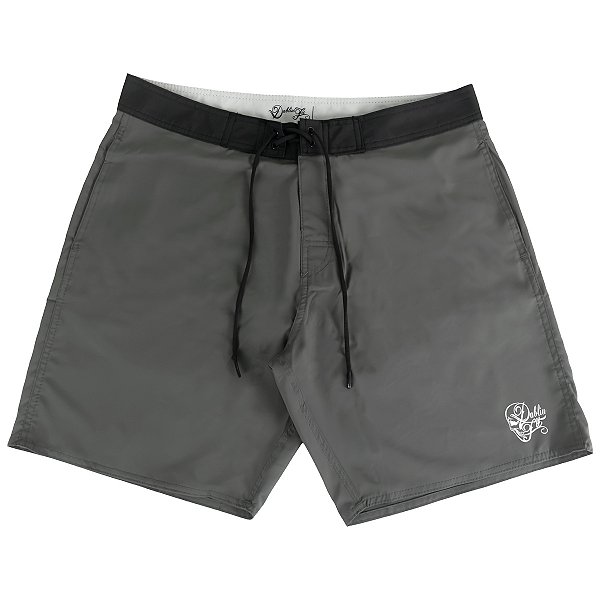 BERMUDA LISA TACTEL CINZA COM PRETO - DABLIU FIT