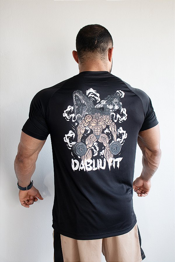 Camiseta Dry Fit Estampa Pickle Coleção Anime Baki Hanma