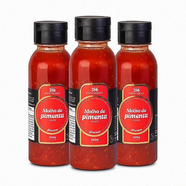 Molho de Pimenta Suave - 3 unidades