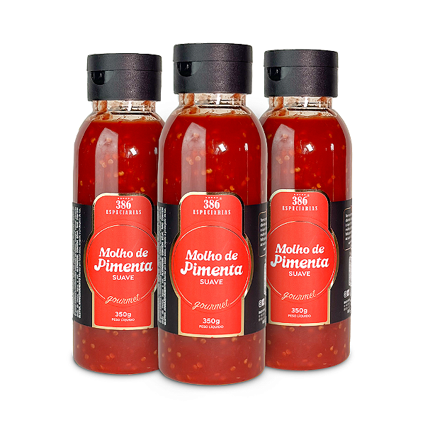 b) Molho de Pimenta Suave - 3 unidades