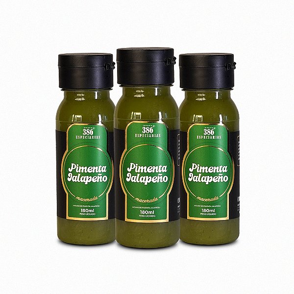 Molho de Pimenta Jalapeño - 3 unidades