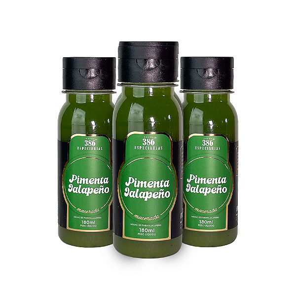 Molho de Pimenta Jalapeño - 3 unidades