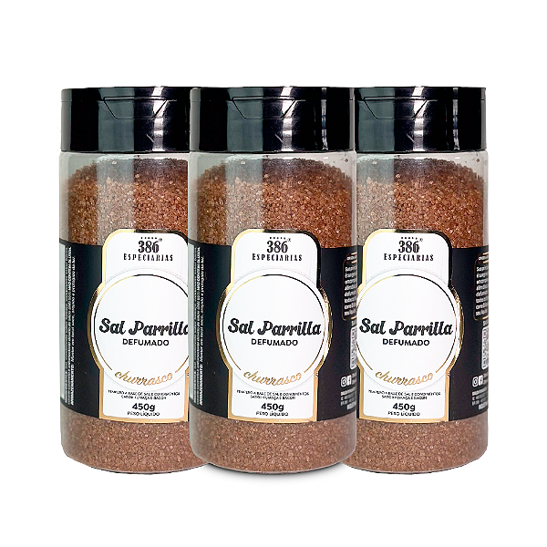 Combo com 3 unidades de Sal de Parrilla Defumado