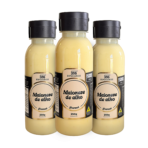 Maionese de Alho - 3 unidades