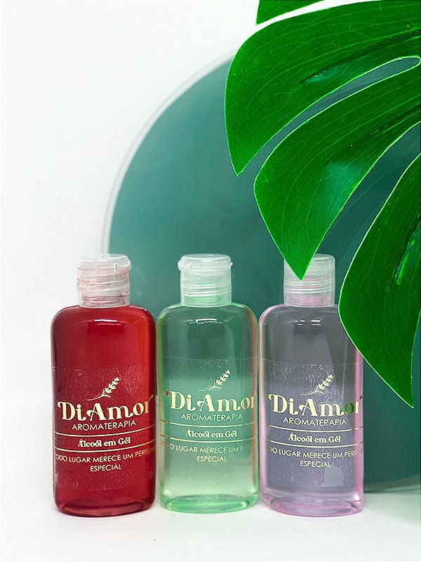 ÁLCOOL GEL COM AROMATERAPIA