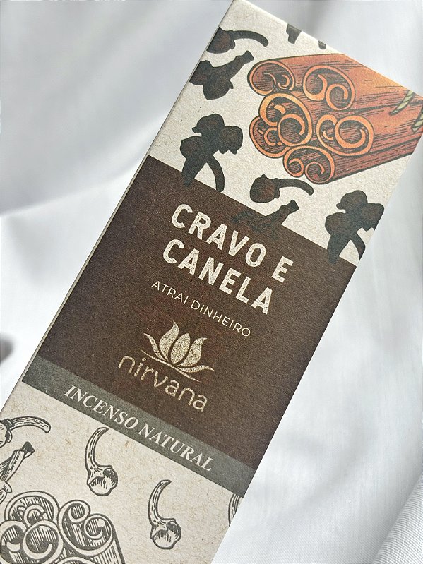 Incenso Natural  Nirvana - Cravo E Canela