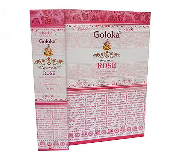 Goloka Ayurvedic Rose - Incenso indiano massala