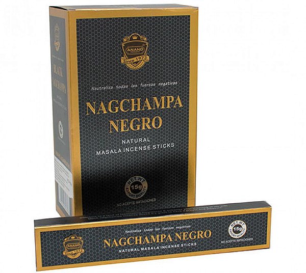 Black Nag Champa - Incenso Indiano De Massala