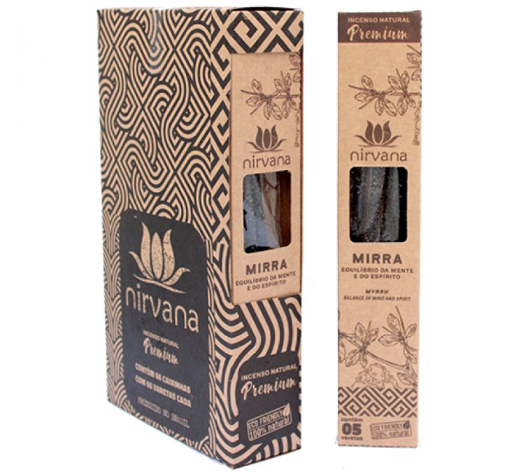 Incenso Nirvana Natural Premium - Mirra