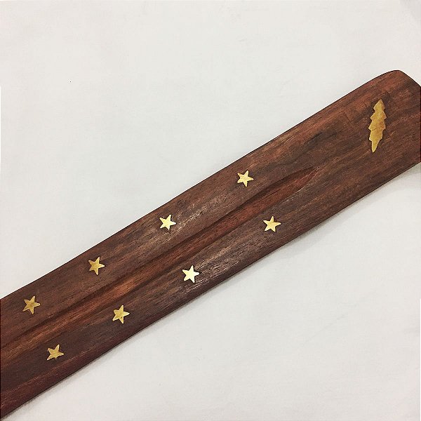 Incensário Indiano em Madeira Tradicional