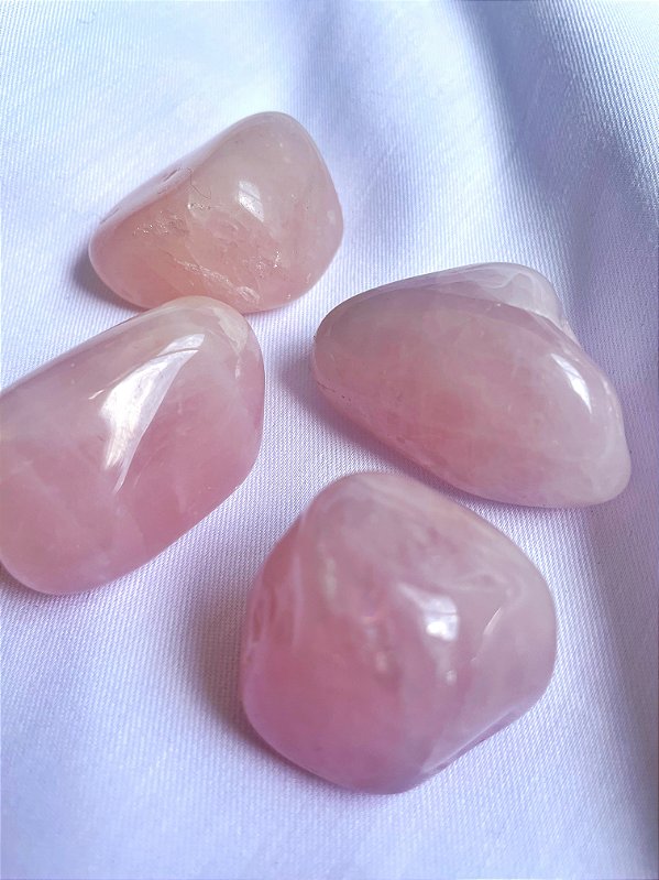 Quartzo Rosa Rolada (M) - A Pedra do Amor