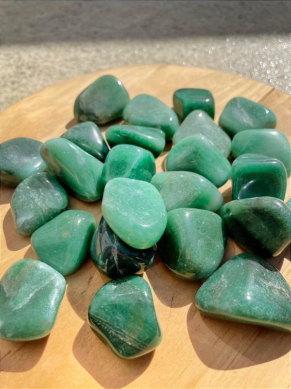 Quartzo Verde Rolada (M) - Saúde e Cura