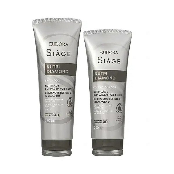 Kit Siàge Nutri Diamond Eudora Shampoo + Condicionador