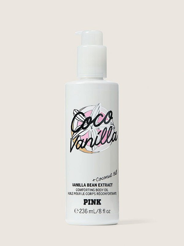 Body Oil Coco Vanilla Pink Victoria's Secret - Óleo Corporal 236ml -  Cosmeticos da ray