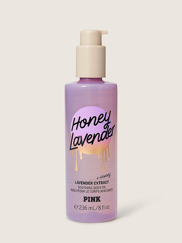 Body Oil Honey Lavender Pink Victoria's Secret - Óleo Corporal Calmante 236ml