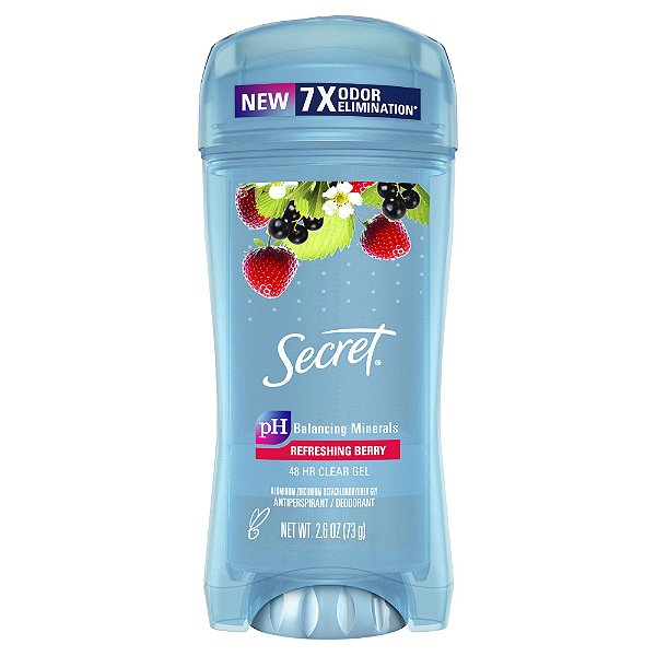 Desodorante Antitranspirante em Gel Importado Secret Berry 48H 73g -  Cosmeticos da ray