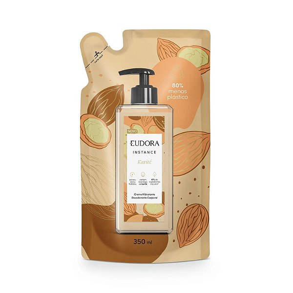 Refil Loção Hidratante Desodorante Corporal Instance Karité 350ml