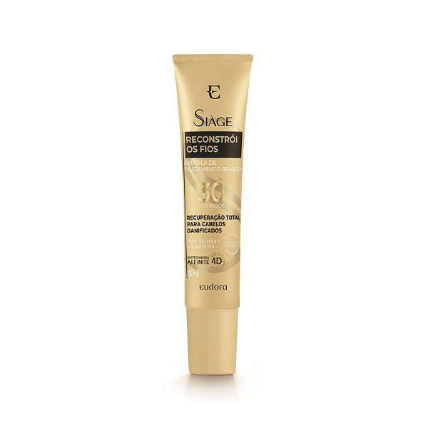 Ampola Capilar Siàge Reconstrói Os Fios  Eudora 15ml (Nova Versão)
