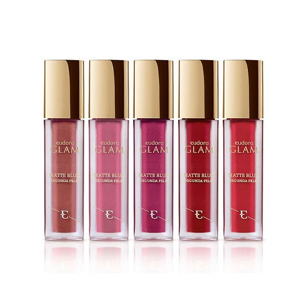 Batom Glam Matte Blur Segunda Pele Eudora 5,5ml