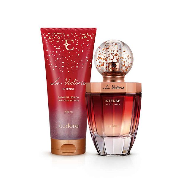 Kit La Victorie Intense Eau de Parfum 75ml + Sabonete Líquido 200ml + Sacola Presenteável