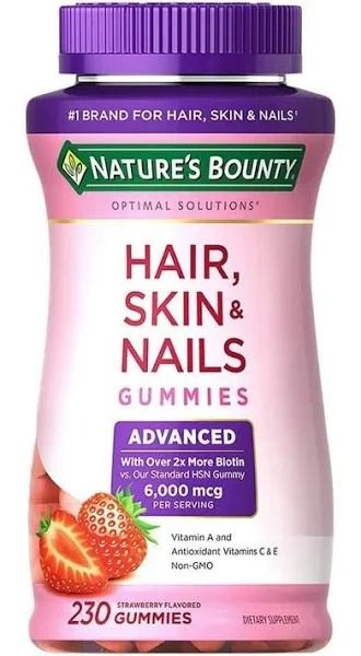 Vitamina Nature's Bounty Advanced Hair, Skin and Nails 230 gomas