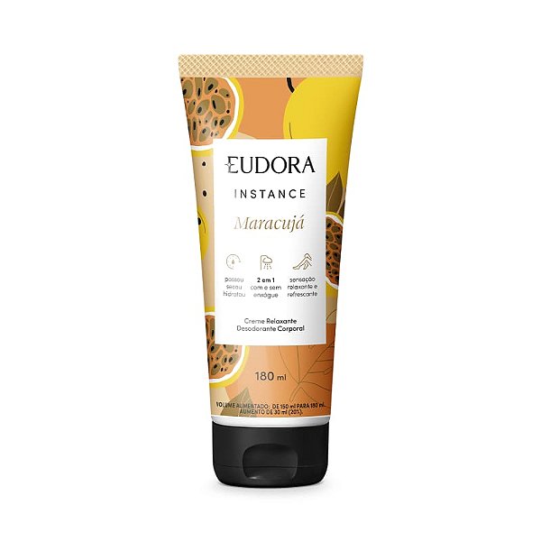 Creme Relaxante Corporal Eudora Instance Maracujá 150ml