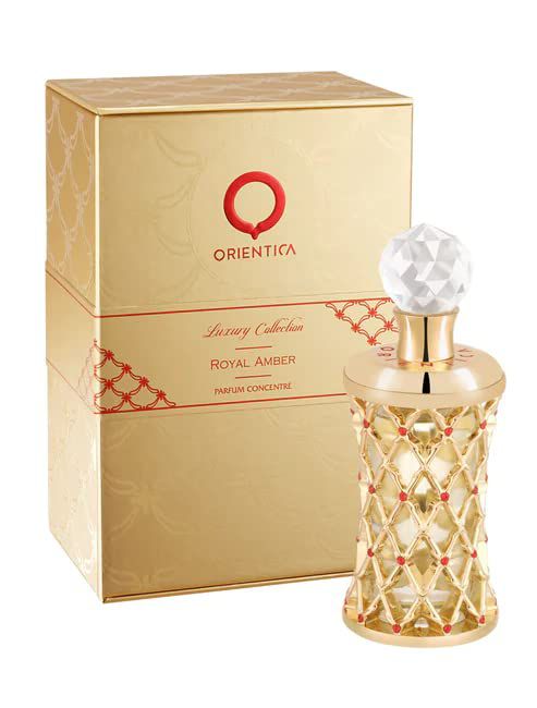 Luxury Collection Royal Amber Orientica Perfume Concentrado em Óleo - Perfume Árabe Unissex 18ml