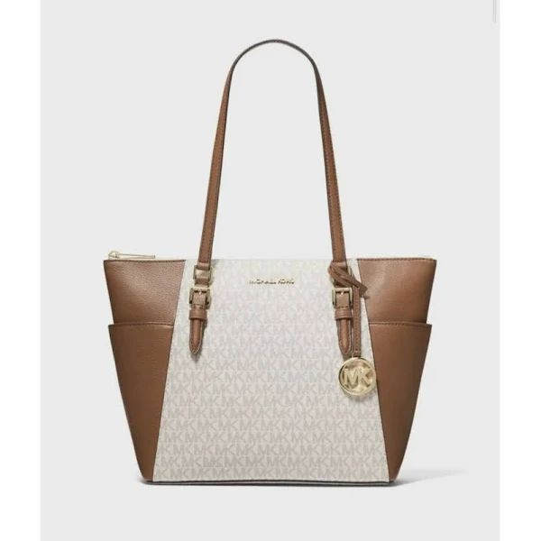 Bolsa de Couro Michael Kors Tiracolo Charlotte Original