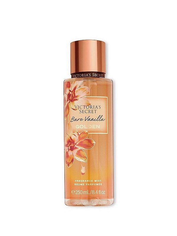 Body Splash Bare Vanilla Golden Victoria's Secret 250ml - Edição Limitada