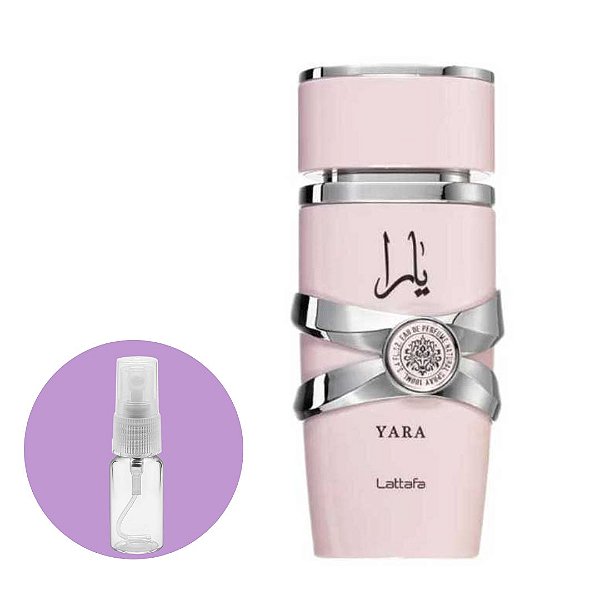 Fracionado Lattafa Yara Eau de Parfum - Perfume Árabe Feminino 5ml