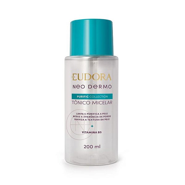 Tônico Facial Micelar Dermo Purific Collection Eudora 200ml