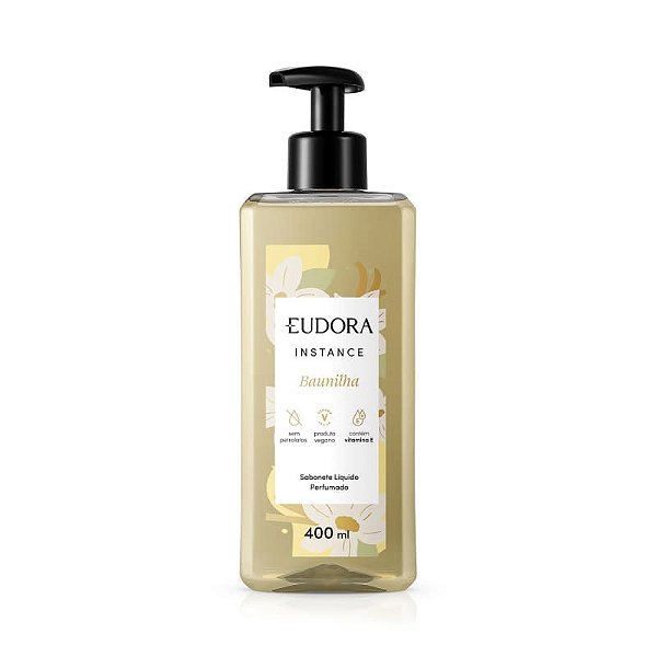 Sabonete Líquido Perfumado Instance Baunilha Eudora 400ml