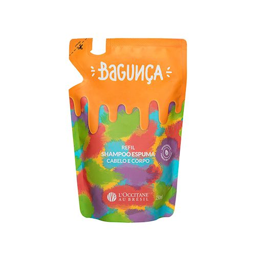 Refil Shampoo Cabelo e Corpo Bagunça L'occitane 230ml