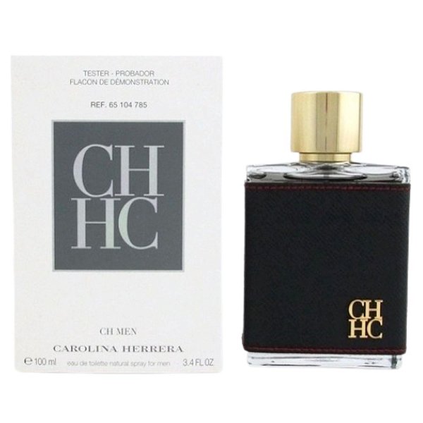 Caxa tester CH Men Carolina Herrera Eau de Toillete - Perfume Masculino Original 100ml