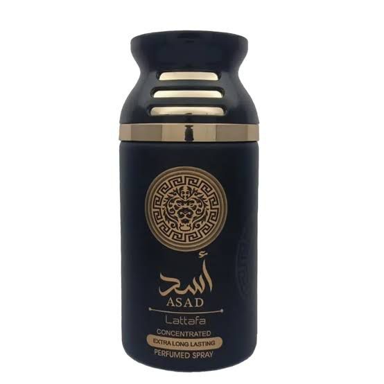 Spray Corporal Árabe Concentrado Extra Longa Duração Asad 250ml - Lattafa  Masculino
