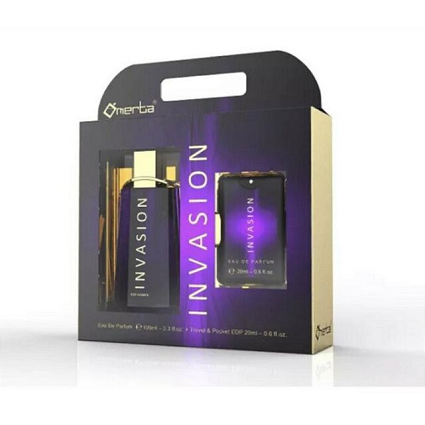 Kit Invasion: Eau de Parfum 100ml + Perfume de Bolsa 20ml ( Inspirado Alien)