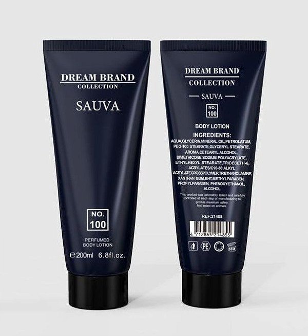 Hidratante Corporal Brand Collection Masculino nº 100 200ml  ( Inspiração Sauvage)