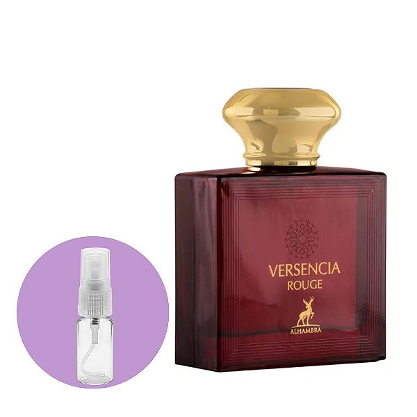 Fracionado Versencia Rouge Maison Alhambra Eau de Parfum Árabe Masculino 5ml
