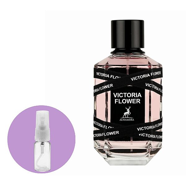 Fracionado Victoria Flower Maison Alhambra Eau de Parfum Árabe Feminino 5ml