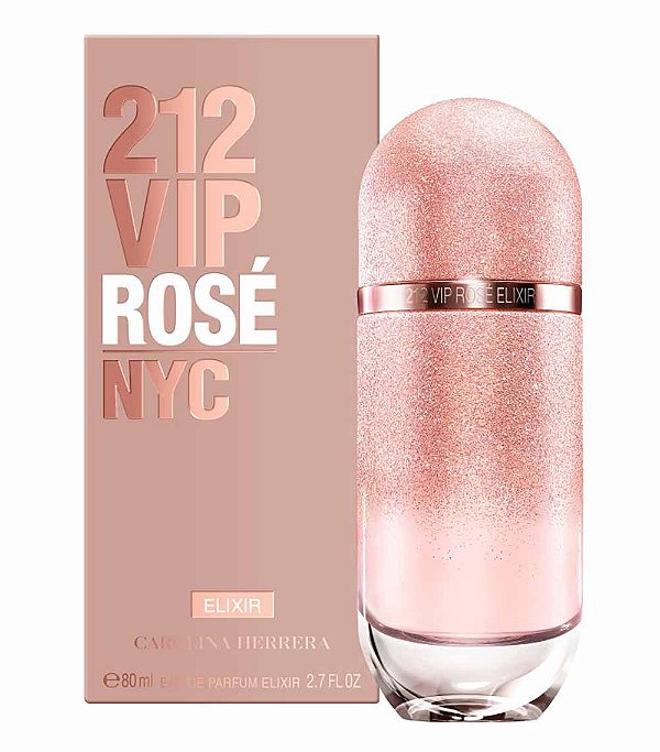 212 VIP Rosé Elixir Carolina Herrera Eau de Parfum - Perfume Feminino 80ml