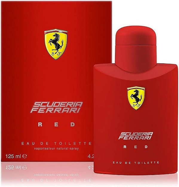 Ferrari Red Eau De Toilette - Perfume Masculino Original 125ml