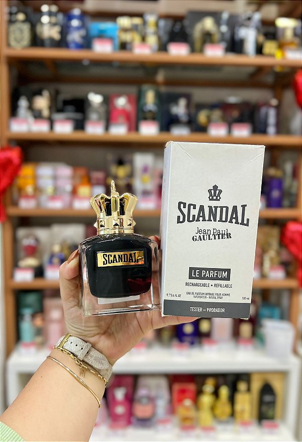 Caixa Tester Scandal Le Parfum Pour Homme Jean Paul Gaultier - Perfume Masculino Original 100ml