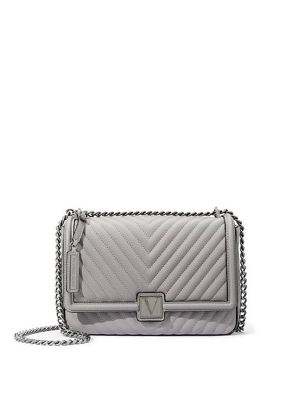 Bolsa Victoria’s Secret Medium Shoulder Bag Cinza