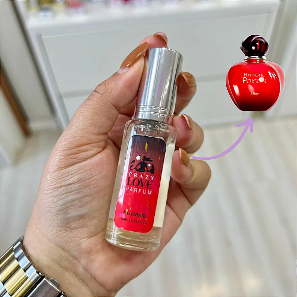 Crazy Love Eau de Parfum Novalski 15ml (Inspiração Hipnotic Poison)