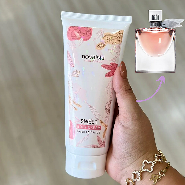 Mousse Hidratante Corporal Sweet Novalski 200ml (Inspiração La Vie Est Belle)