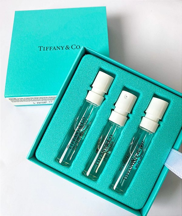 Kit Com 3 Flaconetes Tiffany & Co. 1.2 ml cada Original