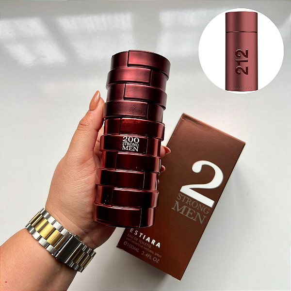 200 Strong Men Estiara Eau de Toilette- Perfume Árabe Masculino 100ml (Ref. Olfativa 212 Sexy Men )