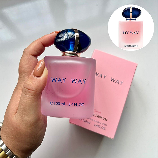 Way Way Floral Eau de Parfum Feminino 100ml  (Ref Olfativa My Way Floral)