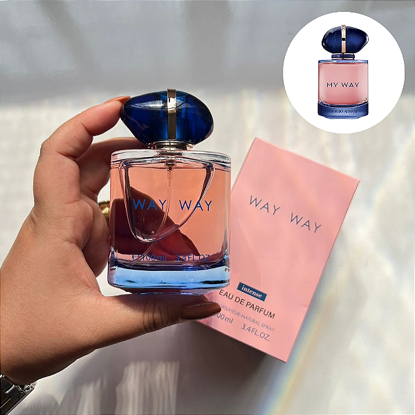 Way Way Intense Eau de Parfum Feminino 100ml  (Ref Olfativa My Way Intense)